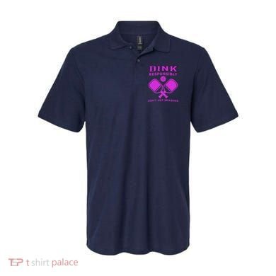 Dink Responsibly Don't Get Smashed Purple Pickleball Paddles Polo