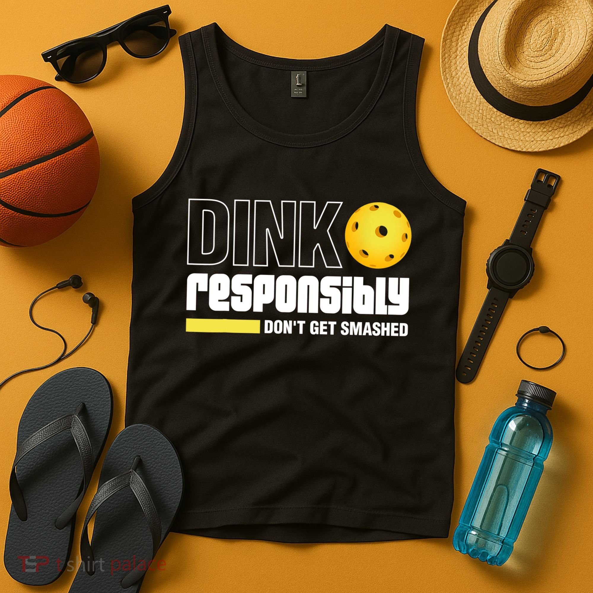 Dink Responsibly Don't Get Smashed Pickleball Gift TShirt Tank Top