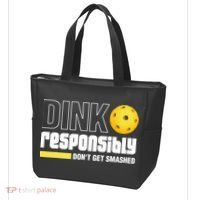 Dink Responsibly Don't Get Smashed Pickleball Gift TShirt Tote Bag thumb 3
