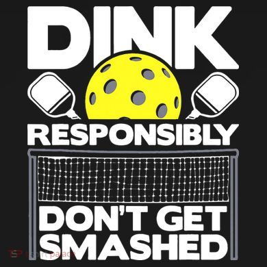 Dink Responsibly Don't Get Smashed Pickleball Ladies Essential Flowy Tank