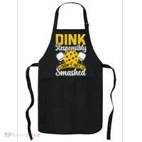 Dink Responsibly Don't Get Smashed Pickleball Apron thumb 0