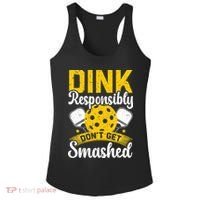 Dink Responsibly Don't Get Smashed Pickleball Ladies PosiCharge Competitor Racerback Tank thumb 0