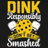 Dink Responsibly Don't Get Smashed Pickleball Women's Tank Top thumb 5