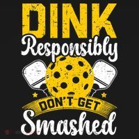 Dink Responsibly Don't Get Smashed Pickleball Tank Top thumb 6