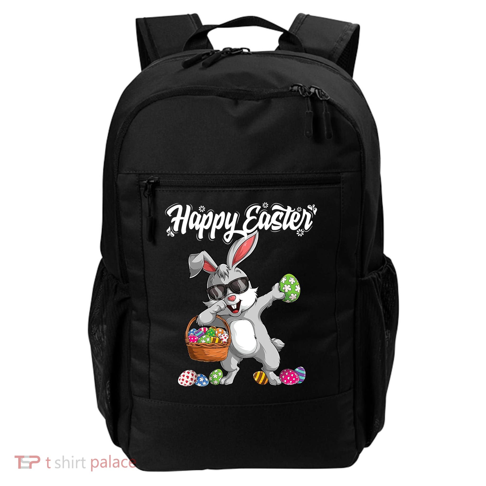 Dabbing Rabbit Easter Day Eggs Dab Boys Girls Kid Gift Bunny Gift Backpack