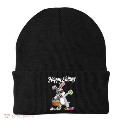 Dabbing Rabbit Easter Day Eggs Dab Boys Girls Kid Gift Bunny Gift Beanie