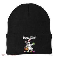 Dabbing Rabbit Easter Day Eggs Dab Boys Girls Kid Gift Bunny Gift Beanie thumb 0