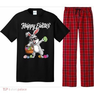 Dabbing Rabbit Easter Day Eggs Dab Boys Girls Kid Gift Bunny Gift Pajama Set