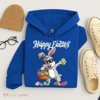 Dabbing Rabbit Easter Day Eggs Dab Boys Girls Kid Gift Bunny Gift Hoodie thumb 4