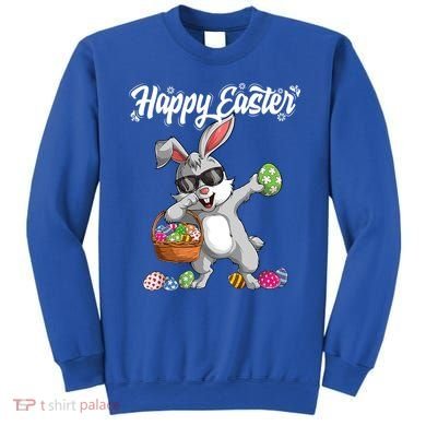 Dabbing Rabbit Easter Day Eggs Dab Boys Girls Kid Gift Bunny Gift Sweatshirt
