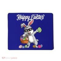 Dabbing Rabbit Easter Day Eggs Dab Boys Girls Kid Gift Bunny Gift Mousepad thumb 0