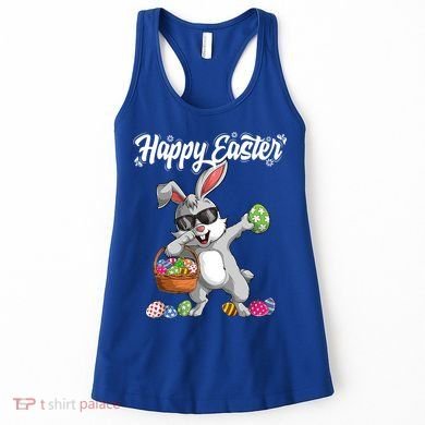 Dabbing Rabbit Easter Day Eggs Dab Boys Girls Kid Gift Bunny Gift Women's Tank Top