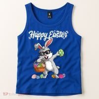 Dabbing Rabbit Easter Day Eggs Dab Boys Girls Kid Gift Bunny Gift Tank Top thumb 2