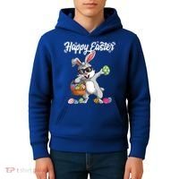 Dabbing Rabbit Easter Day Eggs Dab Boys Girls Kid Gift Bunny Gift Kids Hoodie thumb 4