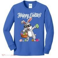 Dabbing Rabbit Easter Day Eggs Dab Boys Girls Kid Gift Bunny Gift Kids Long Sleeve Shirt thumb 0