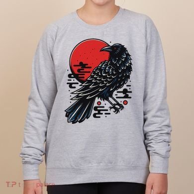Dark Raven Epic Ninja Fight Anime Women's Sweatshirt
