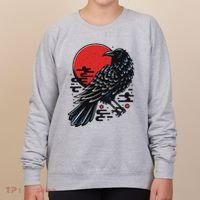 Dark Raven Epic Ninja Fight Anime Women's Sweatshirt thumb 0