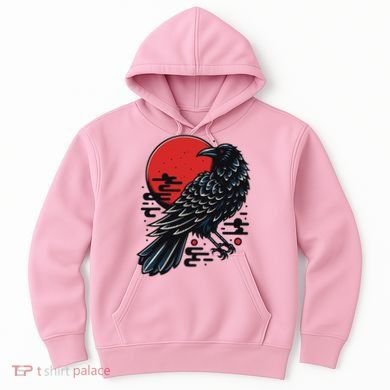 Dark Raven Epic Ninja Fight Anime Hoodie