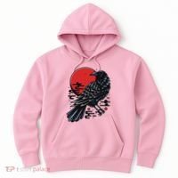 Dark Raven Epic Ninja Fight Anime Hoodie thumb 0