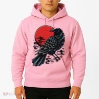 Dark Raven Epic Ninja Fight Anime Hoodie thumb 2