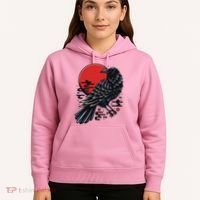 Dark Raven Epic Ninja Fight Anime Hoodie thumb 5