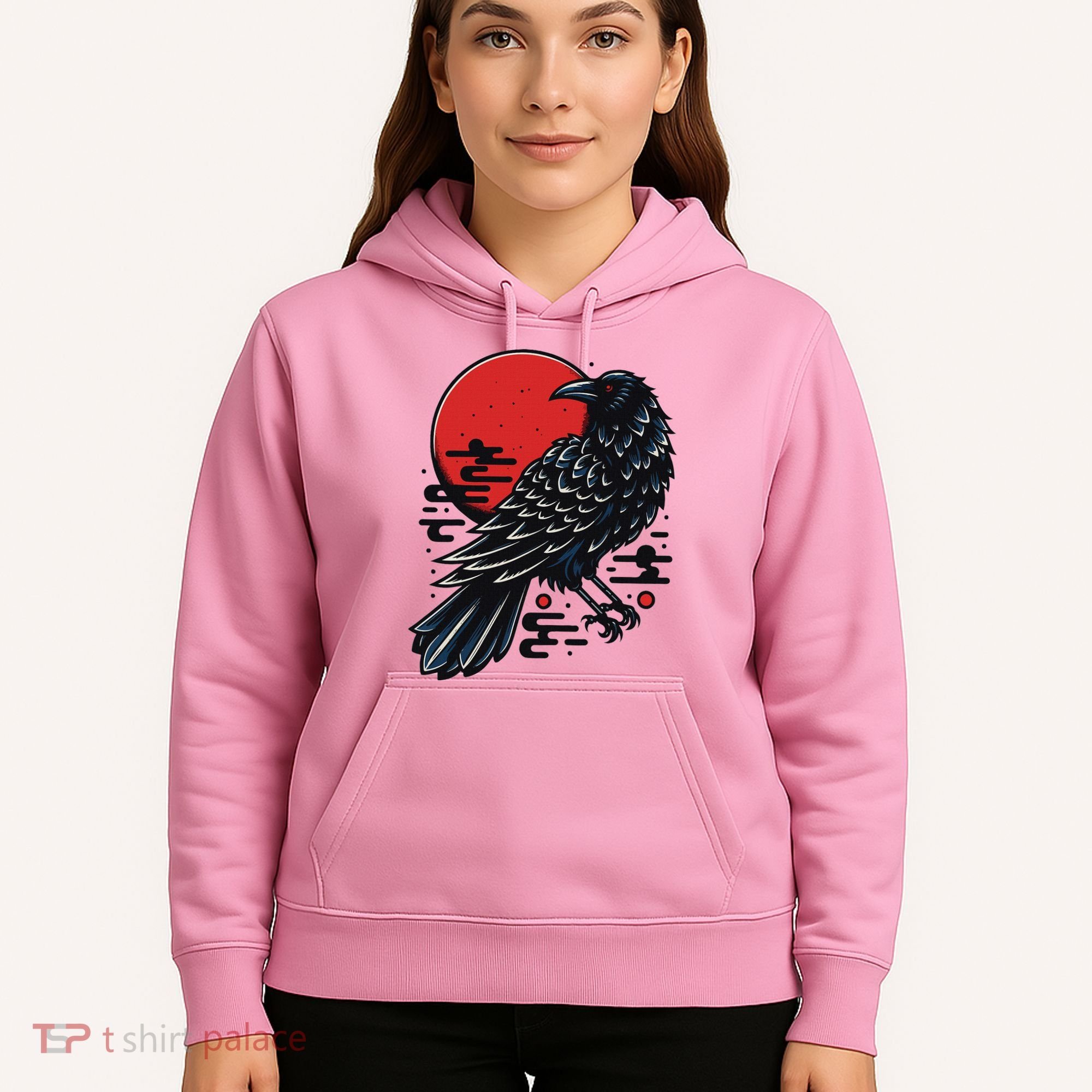 Dark Raven Epic Ninja Fight Anime Hoodie