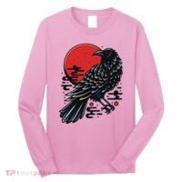 Dark Raven Epic Ninja Fight Anime Long Sleeve Shirt thumb 0