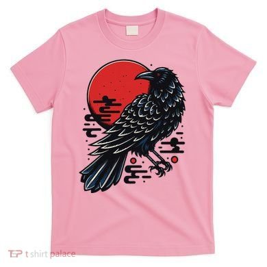 Dark Raven Epic Ninja Fight Anime T-Shirt
