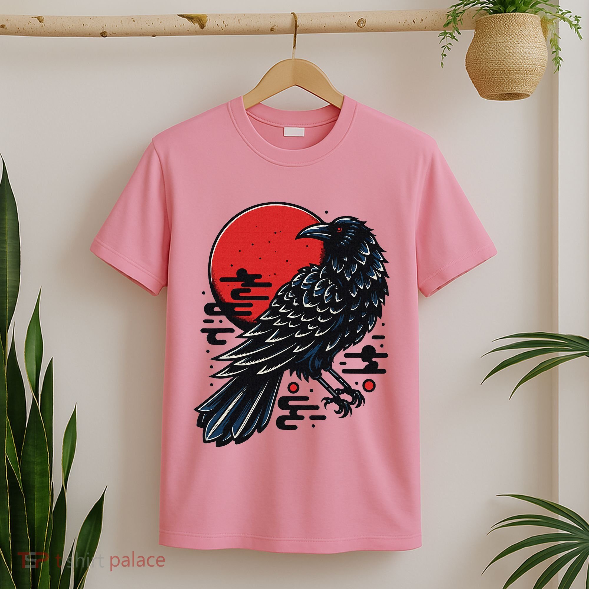 Dark Raven Epic Ninja Fight Anime T-Shirt