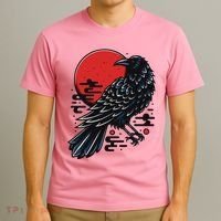 Dark Raven Epic Ninja Fight Anime T-Shirt thumb 3