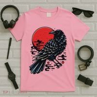 Dark Raven Epic Ninja Fight Anime T-Shirt thumb 5
