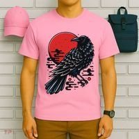 Dark Raven Epic Ninja Fight Anime T-Shirt thumb 6