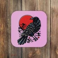 Dark Raven Epic Ninja Fight Anime Coaster thumb 0