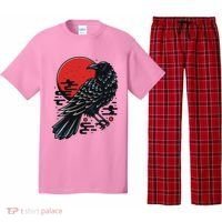 Dark Raven Epic Ninja Fight Anime Pajama Set thumb 0