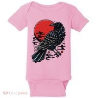 Dark Raven Epic Ninja Fight Anime Baby Bodysuit thumb 0