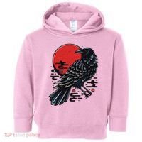 Dark Raven Epic Ninja Fight Anime Toddler Hoodie thumb 0