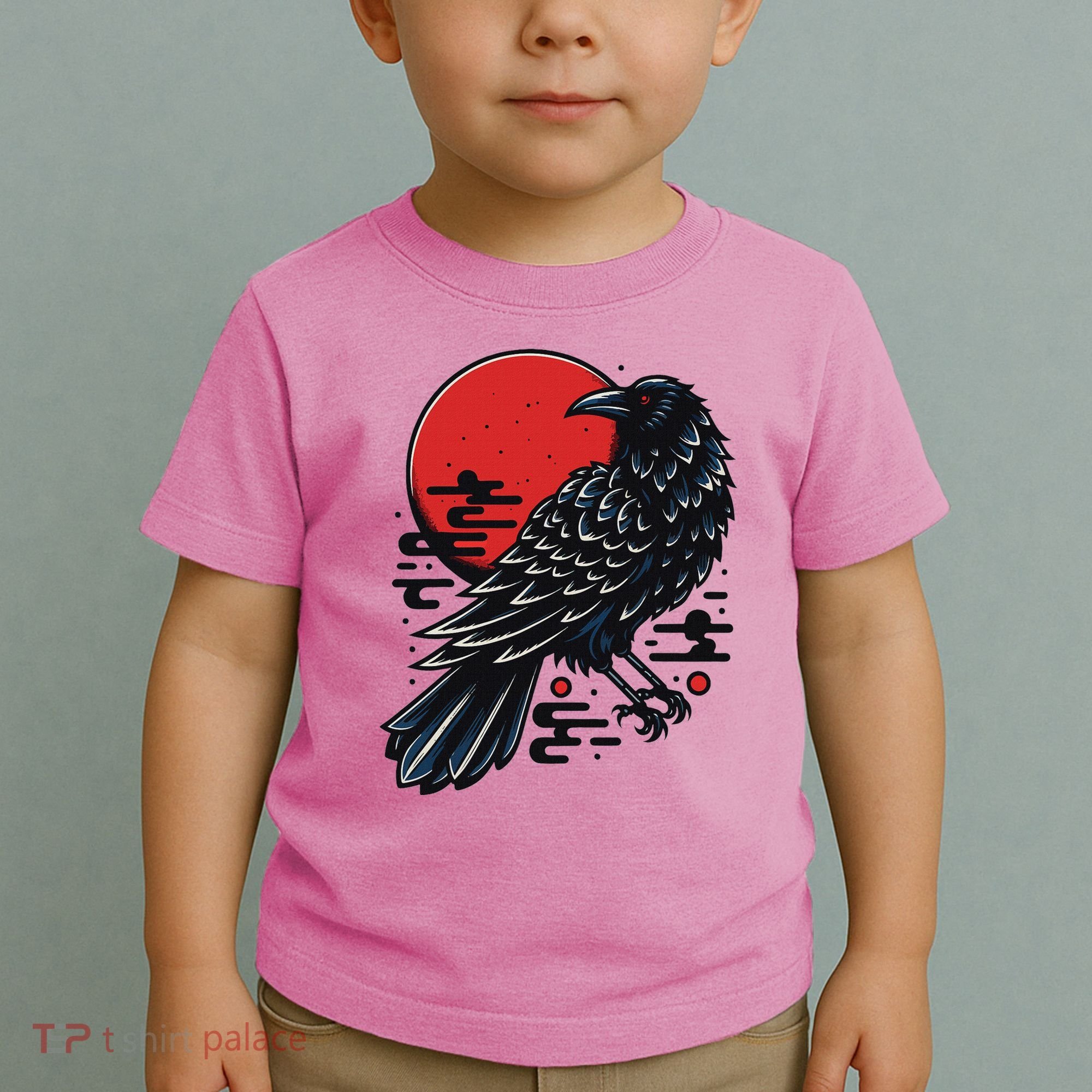 Dark Raven Epic Ninja Fight Anime Toddler T-Shirt