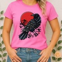 Dark Raven Epic Ninja Fight Anime Women's T-Shirt thumb 2