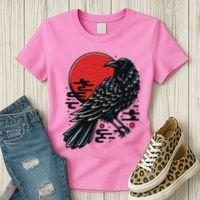 Dark Raven Epic Ninja Fight Anime Women's T-Shirt thumb 3