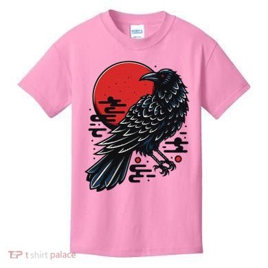 Dark Raven Epic Ninja Fight Anime Kids T-Shirt