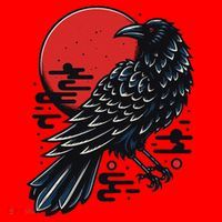 Dark Raven Epic Ninja Fight Anime Santa Hat thumb 1