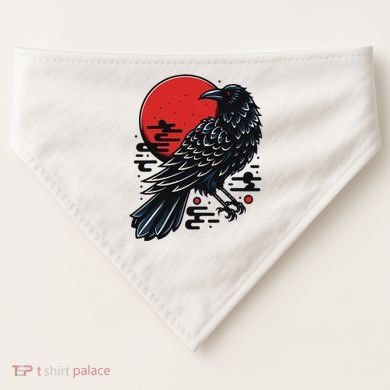 Dark Raven Epic Ninja Fight Anime USA-Made Doggie Bandana