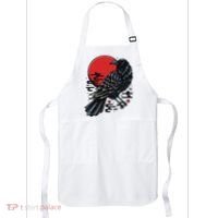 Dark Raven Epic Ninja Fight Anime Apron thumb 0