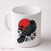 Dark Raven Epic Ninja Fight Anime Coffee Mug thumb 0