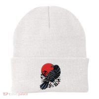 Dark Raven Epic Ninja Fight Anime Beanie thumb 0