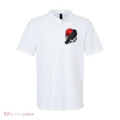 Dark Raven Epic Ninja Fight Anime Polo