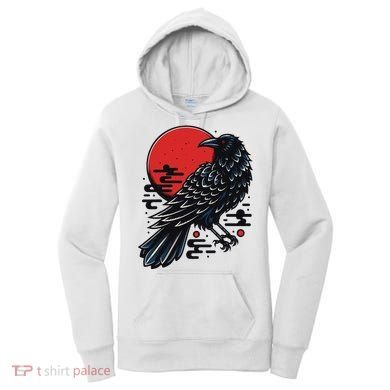 Dark Raven Epic Ninja Fight Anime Women's Hoodie