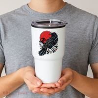 Dark Raven Epic Ninja Fight Anime Tumbler thumb 2