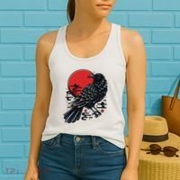 Dark Raven Epic Ninja Fight Anime Women's Tank Top thumb 2
