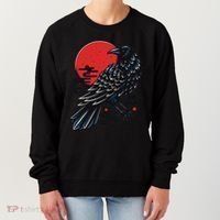 Dark Raven Epic Ninja Fight Anime Cosplay Women's Sweatshirt thumb 0